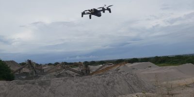 Volumetria com Drone